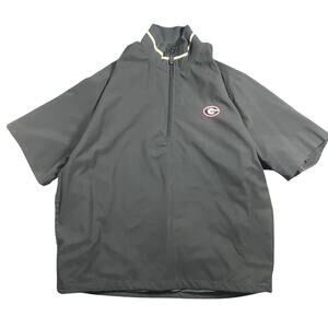 UGA Ashworth Weather Systems Shortsleeve Water Wind Resistant Shirt Cover S Blck